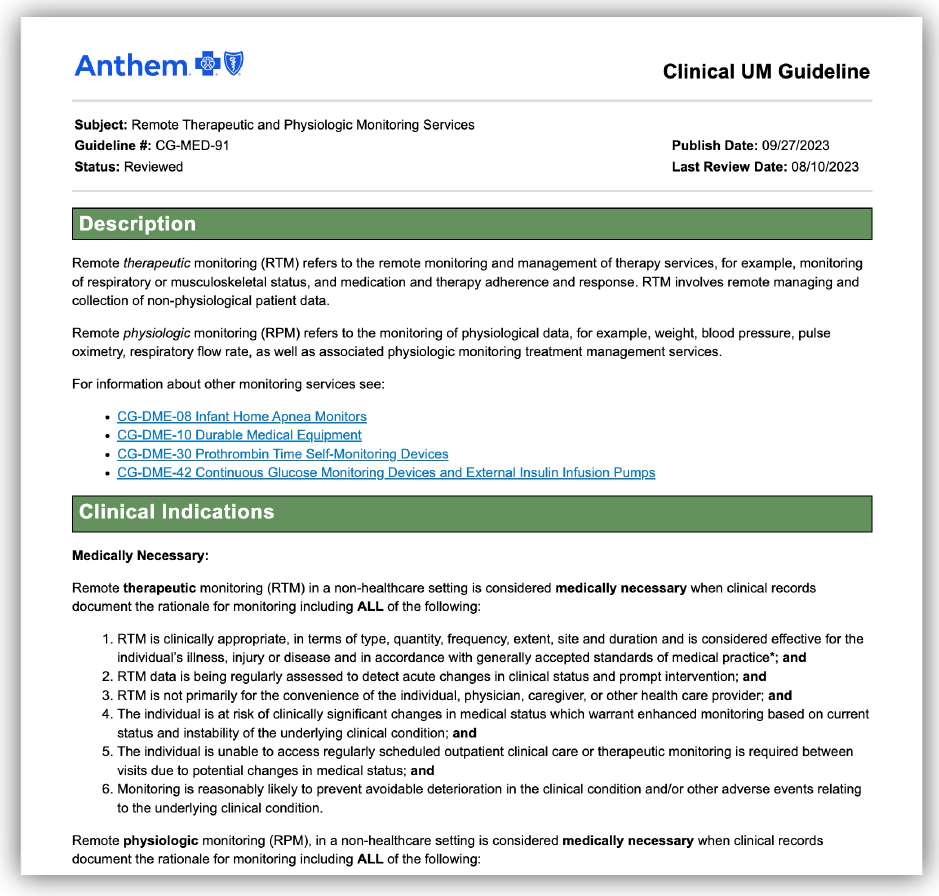 Anthem Description